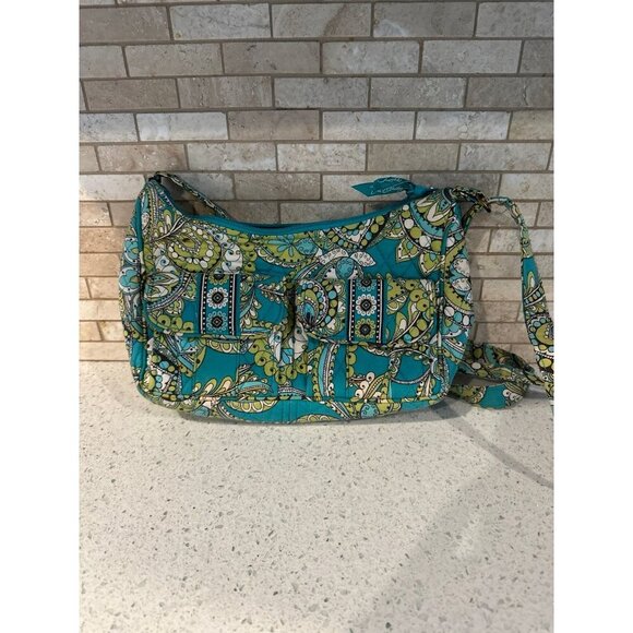 Vera Bradley Peacock Crossbody Purse Retired / wallet - Picture 2 of 7